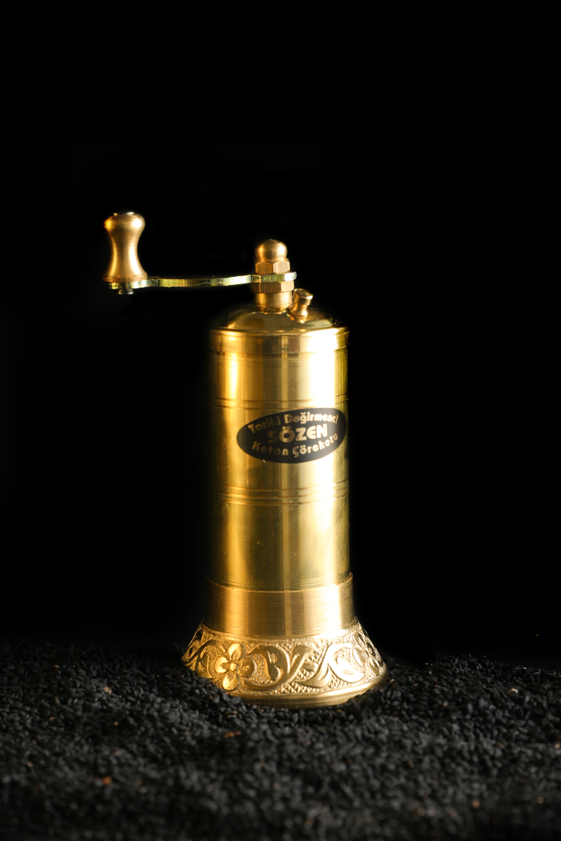 SOZEN BRASS PEPPER GRINDER MILL 11 CM / 4.50 IN