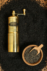 SOZEN BRASS BLACK CUMIN SUSAME GRINDER 15 CM / 6 IN - Thumbnail