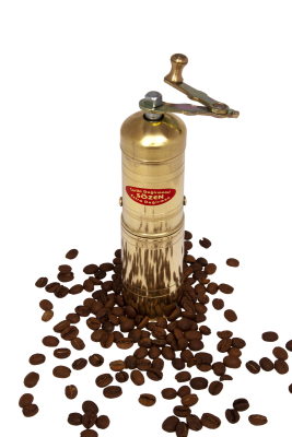 Sozen - SOZEN BRASS COFFEE GRINDER MILL 18 CM / 7 IN