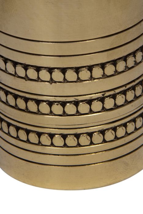 SOZEN BRASS COFFEE GRINDER 23 CM / 9.2 IN HANDHAMMERED - 7