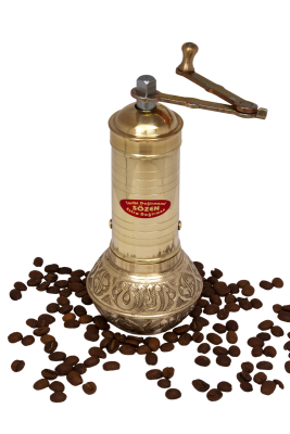 SOZEN BRASS COFFEE GRINDER MILL 19 CM / 8 IN