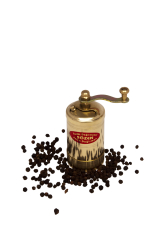 Sozen,16cm Brass Handmade Hand-Engraved Mill Turkish Coffee/Espresso Grinder 