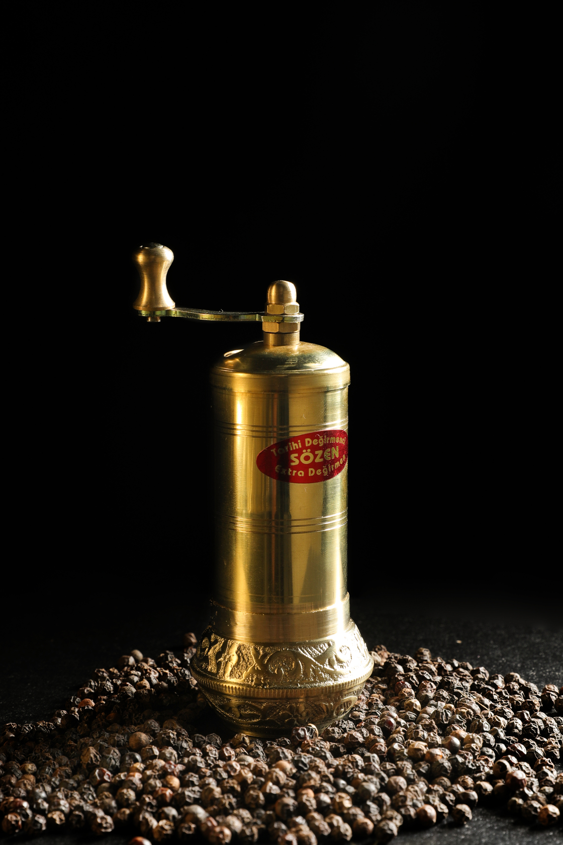 SOZEN BRASS PEPPER GRINDER MILL 11 CM / 4.50 IN