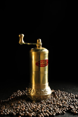 SOZEN BRASS PEPPER GRINDER MILL 11 CM / 4.50 IN