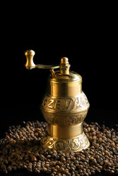 Sozen - SOZEN BRASS PEPPER GRINDER MILL 12 CM / 5 IN 