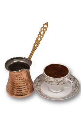 SOZEN COPPER COFFEE MAKER POT FOR 2 CUPS