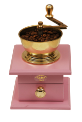 SOZEN WOODEN BOX COFFEE GRINDER - PINK - Thumbnail